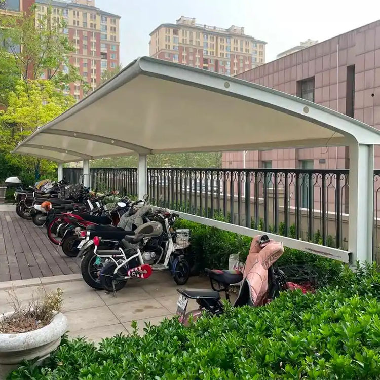 永宁县膜结构电动车棚